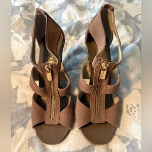 Michael Kors Brown Heeled Sandals